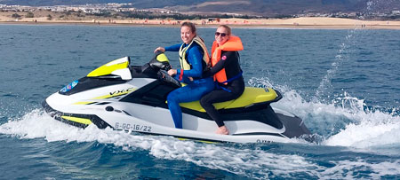 jet ski at Playa del Inglés