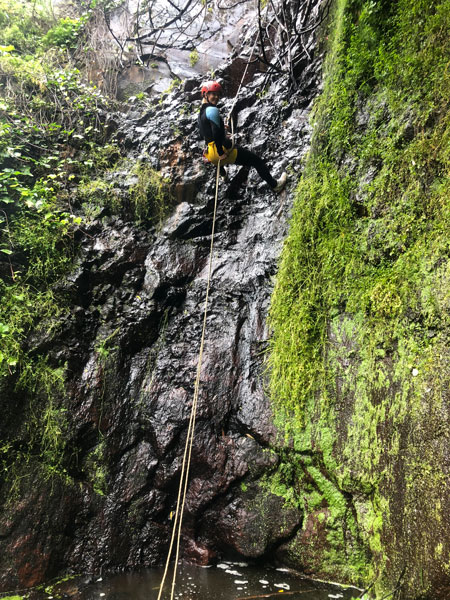 Canyoning in La Mina