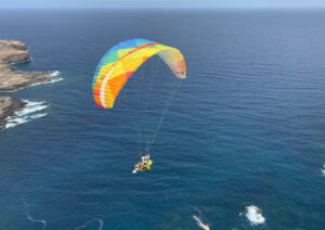 Two-seater paragliding in Gran Canaria