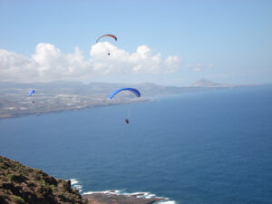 Tandem paraglider las palmas