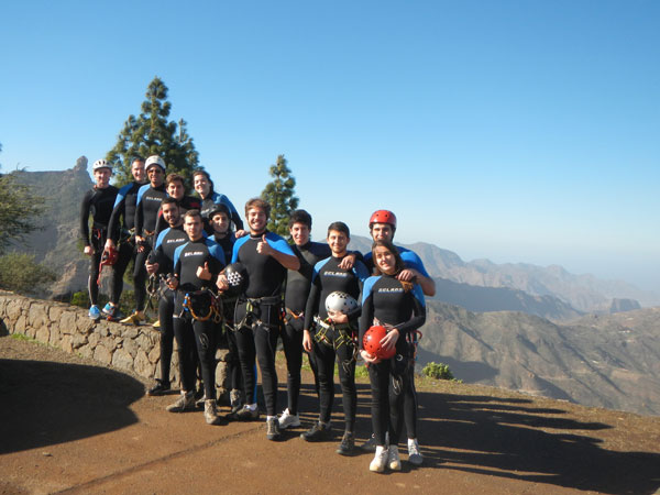 Group Canyoning