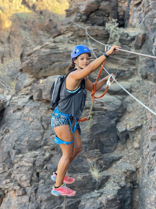 Via ferrata Amor y odio gran canaria